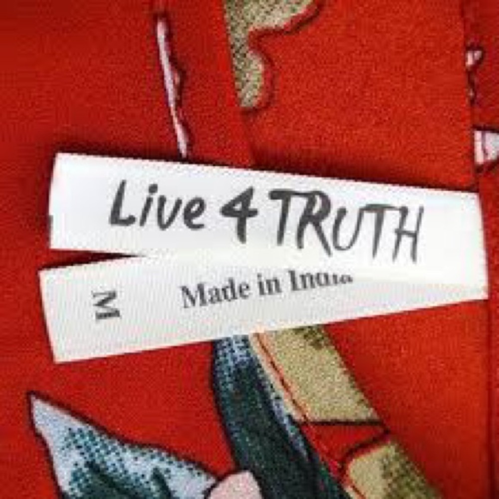 Live 4 Truth,Poppin’ Abstract Print, Blouson Sleeves,Smocked Top,Size Med. - Picture 4 of 7